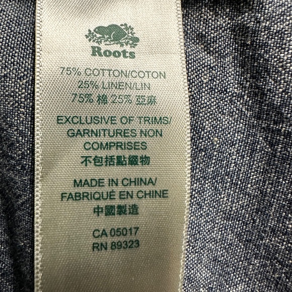 Denim Shirt Dress Roots - Picture 10 of 10